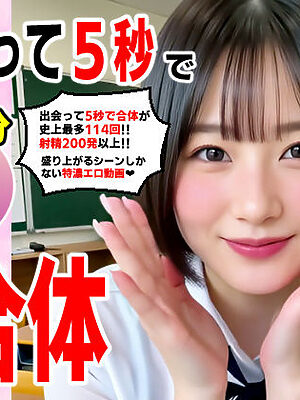 出会って5秒でAI合体 114連発【動画】 即ハメ中出し顔射【コメットパンチ】