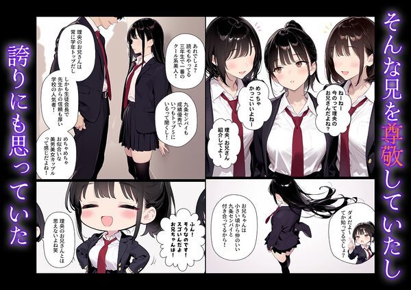 完璧だった兄が彼女にフラれて崩壊、妹への中出し依存セックスがもう止まらない 画像2