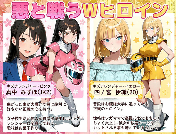 正義の戦隊ヒロイン!無限ハードSEXで戦えないほど快楽依存に調教され悪の組織に完堕ちする!・後編 画像2