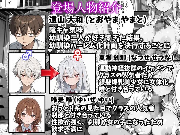 幼馴染をTSさせたので彼女共々堕とす話 画像6